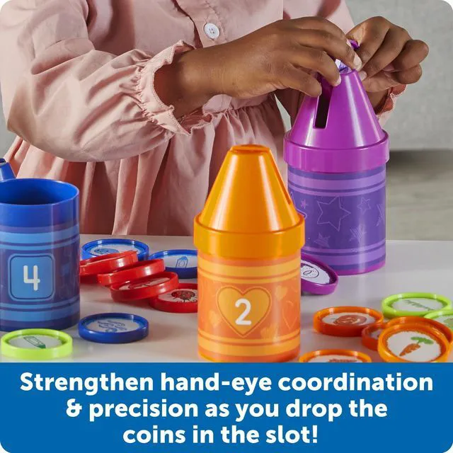 Alt view image 4 of 7 - Counting Crayons Color Sorting and Counting Toys, Math Counters for Kids, Toddler Toys, Math Manipulatives, Teacher Must Haves