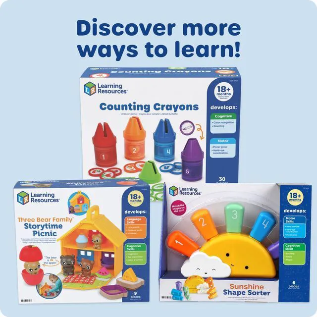 Alt view image 7 of 7 - Counting Crayons Color Sorting and Counting Toys, Math Counters for Kids, Toddler Toys, Math Manipulatives, Teacher Must Haves