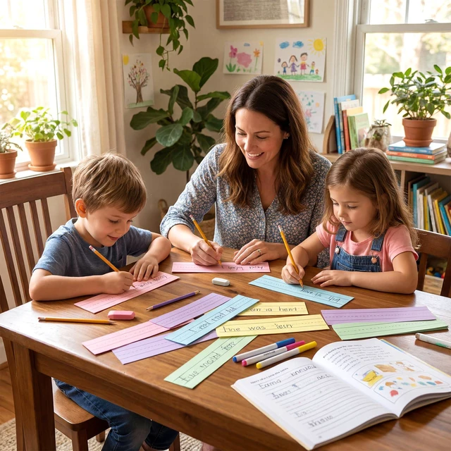 Alt view image 7 of 7 - 120 Pcs Sentence Strips, 3 x 12 Inch Ruled Cardstock, Pastel Colors For Word Building, Sentence Practice, Bulletin Boards; 6 Pastel Colors, Double-Sided Writing Cardstock