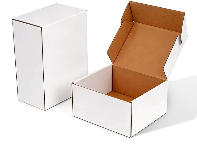 Main image of 20 Pack 11x8x4 Inch White Shipping Boxes, Corrugated Cardboard Mailer Boxes for Small Business Packaging, Easy-to-Fold Design for Mailing, Gift Wrapping, and Everyday Organizing