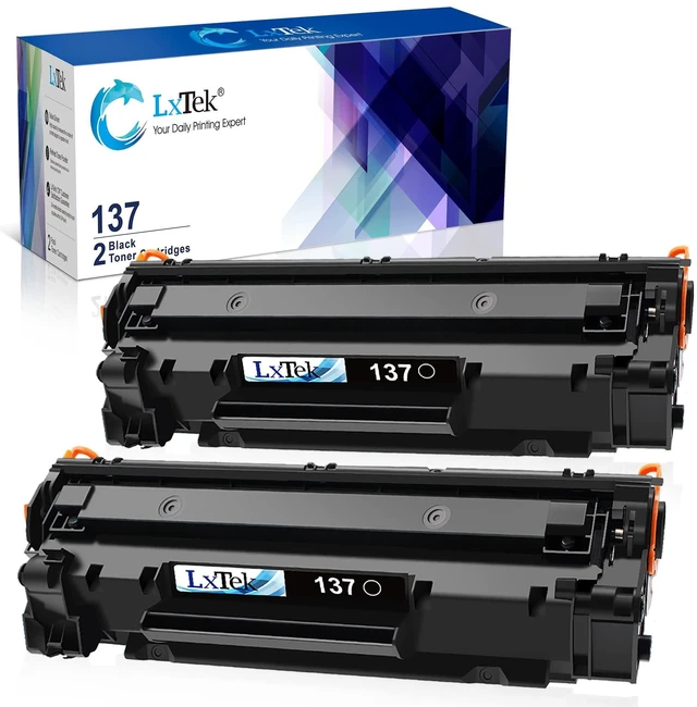 Main image of 137 Black Toner Cartridge Replacement for 137 CRG137 2 Pack 137 Black for Canon 137 Black Toner Cartridge Use with Imageclass D570 MF232w MF242dw MF240 MF230 MF216n MF236n Printer 2 Black