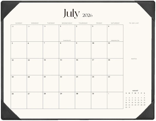 Main image of Desk Calendar 2026-2027 with Desk Mat 22" x 17" Large Desk Pad Calendar Runs from July 2026 to December 2027, Office Supplies Desktop Monthly Calendar for Home & Office
