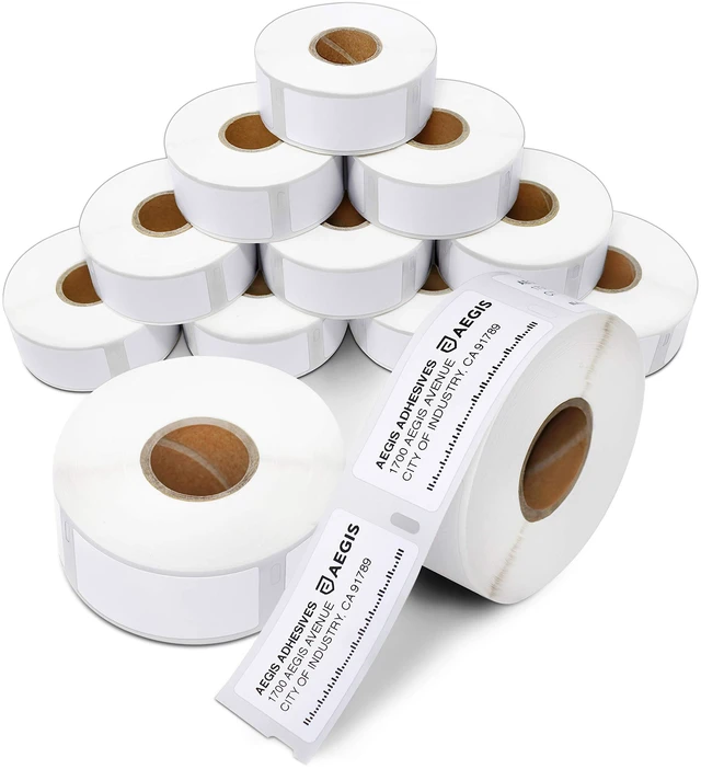 Main image of Replacement for DYMO 30336 (12 Rolls, 6000 Labels) 1" X 2 1/8" Direct Thermal Barcode and Address Labels - Compatible With LabelWriter 450, 450 Turbo, 4XL (NOT 550, 5XL)