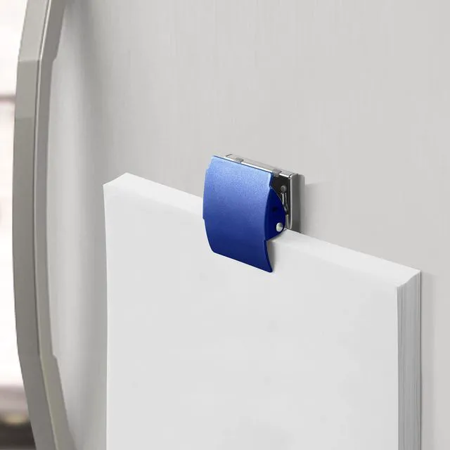 Alt view image 4 of 7 - Extra Strong Magnetic Clips for Refrigerator and More, Large Blue, 3-Pack