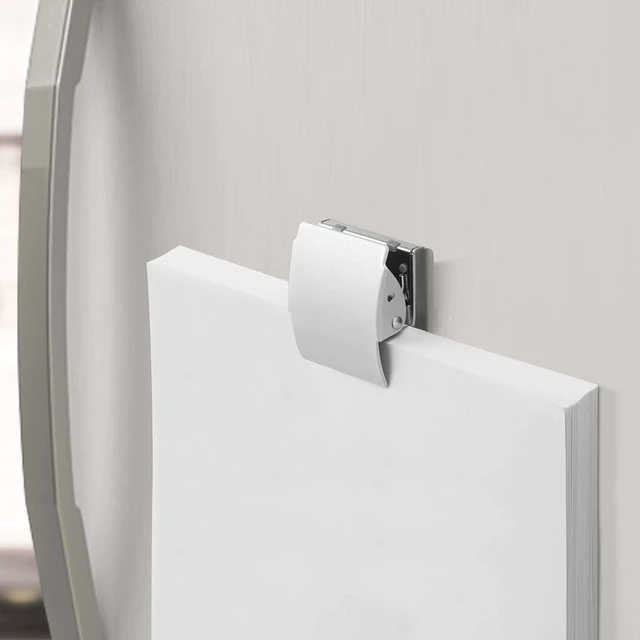 Alt view image 4 of 7 - Extra Strong Magnetic Clips, Large White, 3-Pack
