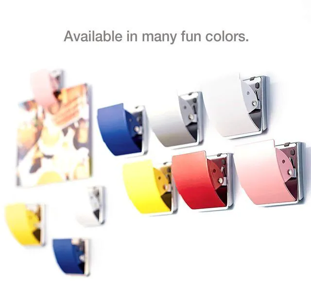 Alt view image 4 of 5 - Extra Strong Magnetic Clips, Large Yellow, 3-Pack