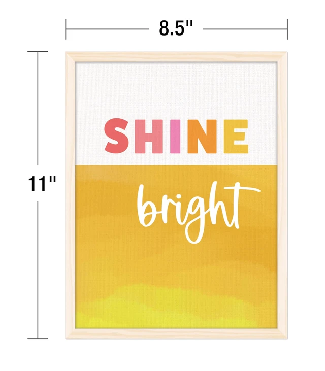Alt view image 3 of 7 - Creatively Inspired 12-Piece Posters, Motivational 8.5" x 11 Wall Art With Rainbows and Positive Affirmations for Bulletin Board, Door, Boho Decor, Classroom Must Haves