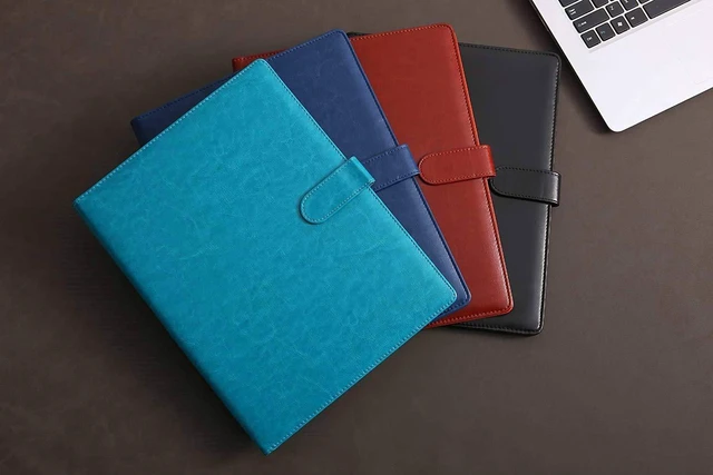 Alt view image 7 of 7 - Clipboard Folder Padfolio, Writing Portfolio Faux Leather Clipboards with Cover for Legal Pad Holder Letter Size A4 8.5 x 11 for Business Conference Notepad Clip Boards (Pale Turquoise)