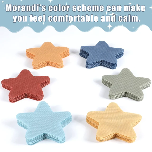 Alt view image 3 of 7 - 48Pcs Star Carpet Spots for Classroom Seat Position Dots Removable Floor Makers for School Rug Decoration Multicolor Sitting Marks for Preschool Elementary Kindergarten Teachers Supplies(Morandi)