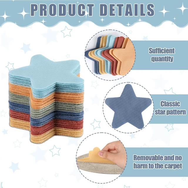 Alt view image 4 of 7 - 48Pcs Star Carpet Spots for Classroom Seat Position Dots Removable Floor Makers for School Rug Decoration Multicolor Sitting Marks for Preschool Elementary Kindergarten Teachers Supplies(Morandi)