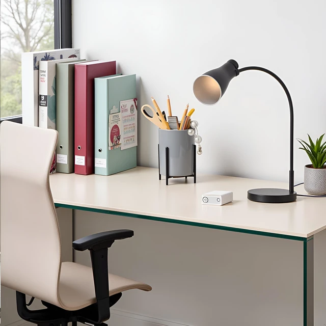 Alt view image 3 of 5 - Grey Pen cup,Pencil Holders Pen Holders Desk Accessories for Women Desk