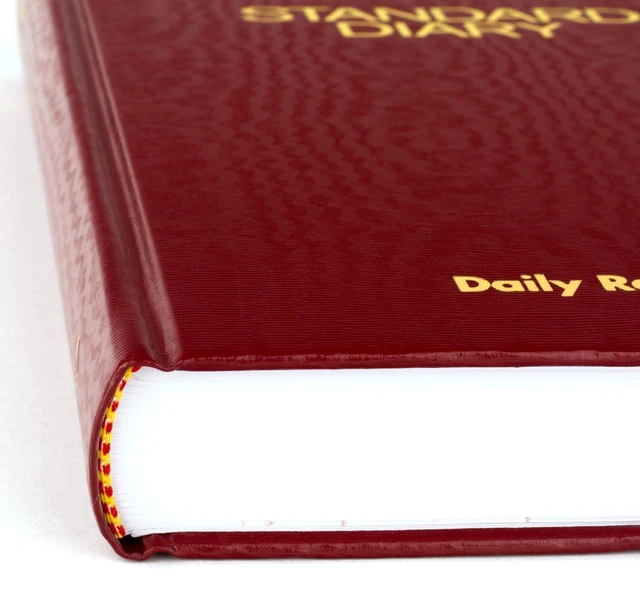 Alt view image 5 of 7 - 2027 Daily Planner, Standard Diary, 5.75" x 8.25" Reminder Journal, Hardcover, Red (SD3891327)