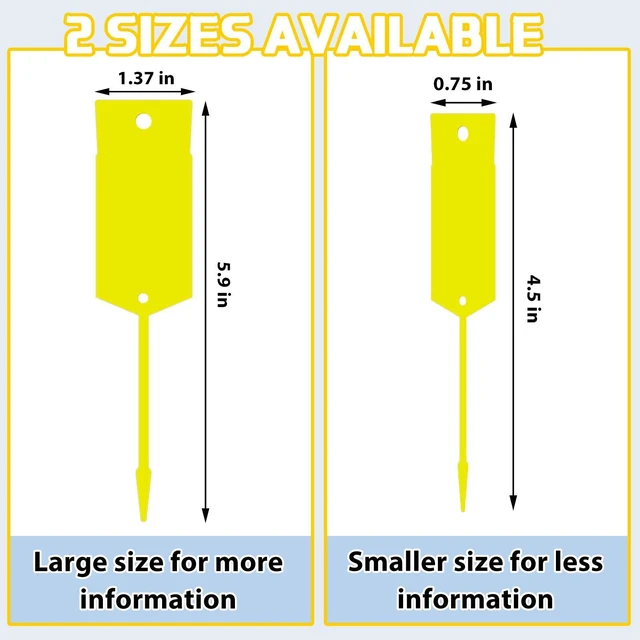 Alt view image 2 of 7 - 1000 Pieces Self Lock Arrow ID Key Tags 6'' X 1 2/5'', Yellow Car Parts Tags, Key Ring Repair Labels for Office Automotive Shop, Writable Lined Surface, Ring Hole for Key Rings