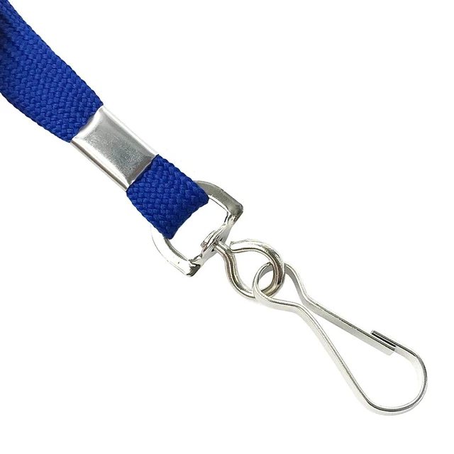 Alt view image 5 of 7 - Lanyard 100 Pack Bulk Badge Lanyards for ID Badges Neck Cruise Name Tag ID Holder