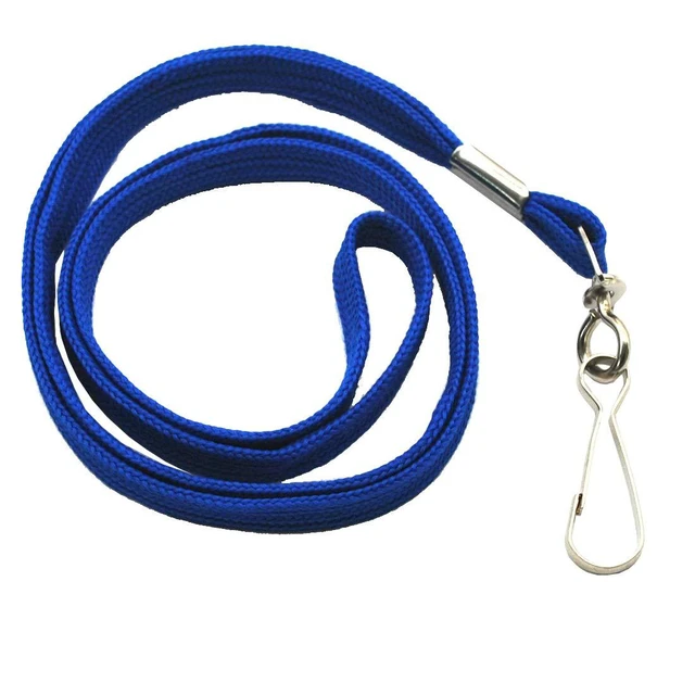 Alt view image 4 of 7 - Lanyard 100 Pack Bulk Badge Lanyards for ID Badges Neck Cruise Name Tag ID Holder