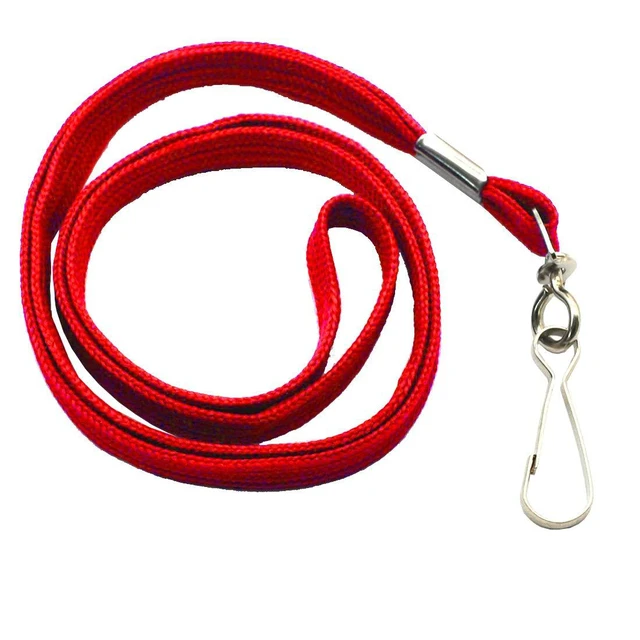 Alt view image 4 of 6 - Lanyard 100 Pack Bulk Badge Lanyards for ID Badges Neck Cruise Name Tag ID Holder
