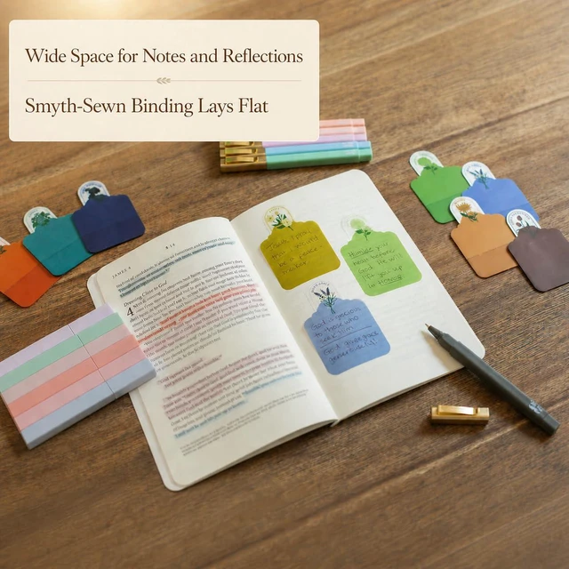 Alt view image 5 of 7 - Selah New Testament Journal Set, 19 Books, NLT Translation Gift for Women, Bible Journaling, Softcover with Notes Space, Filament App Compatible: 0840498310034: Amazon.com