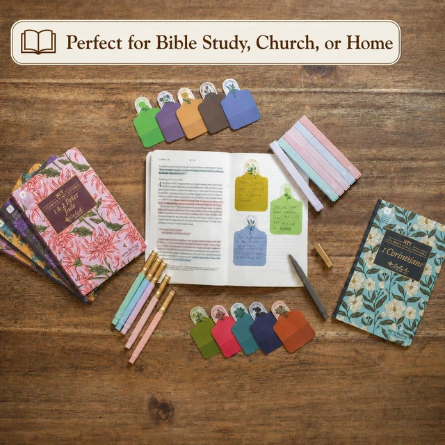 Alt view image 7 of 7 - Selah New Testament Journal Set, 19 Books, NLT Translation Gift for Women, Bible Journaling, Softcover with Notes Space, Filament App Compatible: 0840498310034: Amazon.com