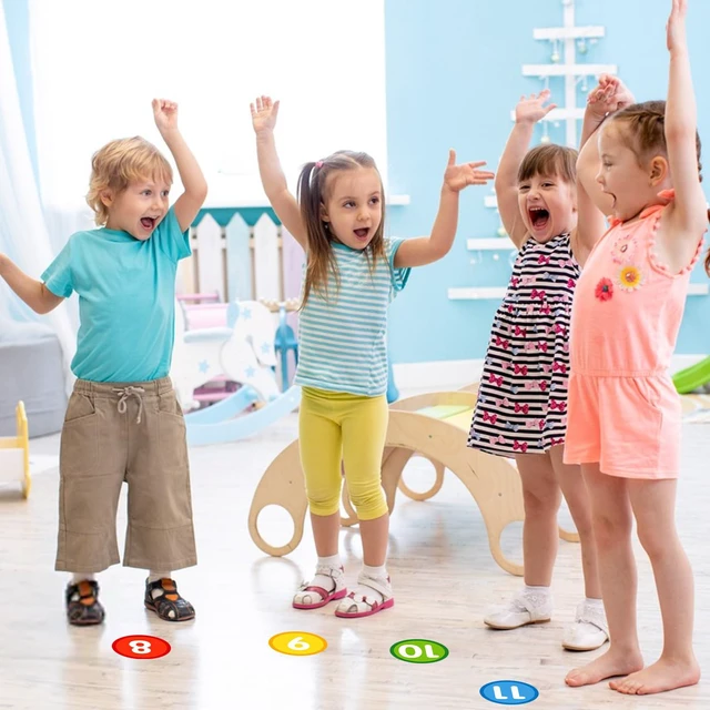 Alt view image 4 of 7 - Boho Line Up Spots for Classroom Floor - 48Pcs Floor Numbers for Classroom Lining Up Waterproof Number Stickers Markers for Preschool Kindergarten Elementary Back to School Teacher Must Haves