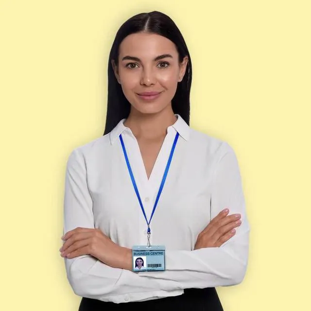 Alt view image 7 of 7 - 100-Pack Blue Lanyards for ID Badges with Swivel J-Hooks - Versatile Neck Lanyard for Keys, Card Holders, Whistles, and More - Ideal for Offices, Teachers, Kids, and Cruise Ship Cards