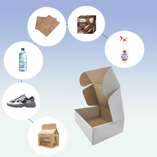 Alt view image 2 of 7 - 11x8x4 inch Shipping Boxes Set of 20, White Corrugated Cardboard Mailer Box Easy Assembly, Shape Well, DIY Cardboard, Recyclable Mailer Box for Packaging Small Business and Book Literature Gift Giving