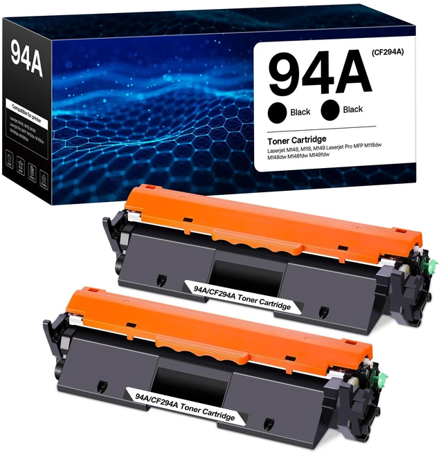 Main image of Compatible Toner Cartridge Replacement for HP 94A CF294A with LaserJet M148, M118, M149 LaserJet Pro MFP M118dw M148dw M148fdw M149fdw(Black, 2 Pack)