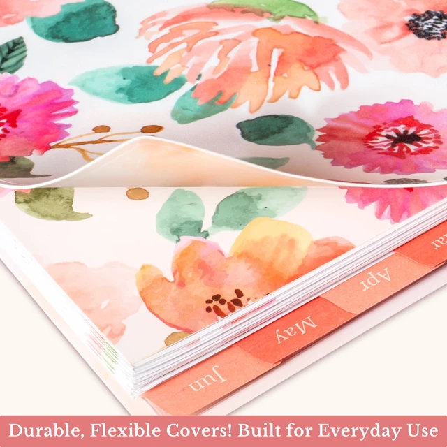 Alt view image 4 of 7 - 2026-2027 Planner 8.5x11, Weekly Monthly Floral Planner 2026-2027 academic planner covers Jul. 2026-Jun. 2027 with weekly and monthly layouts for school and office