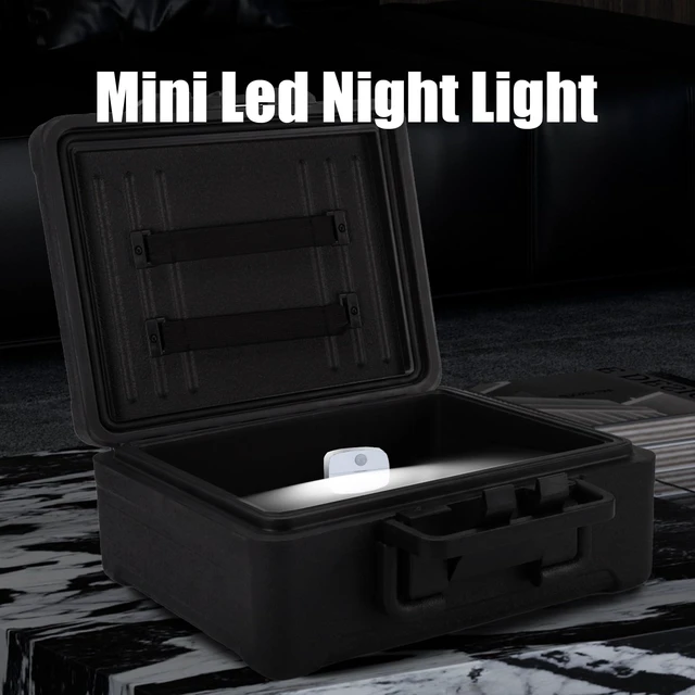 Alt view image 4 of 7 - Small Fireproof & Waterproof Safe Portable Home Document Box, Key Lock, Ergonomic Handle, 1-Hour Fire Protection at 1700°F, 72-Hour Waterproof, Compact Size