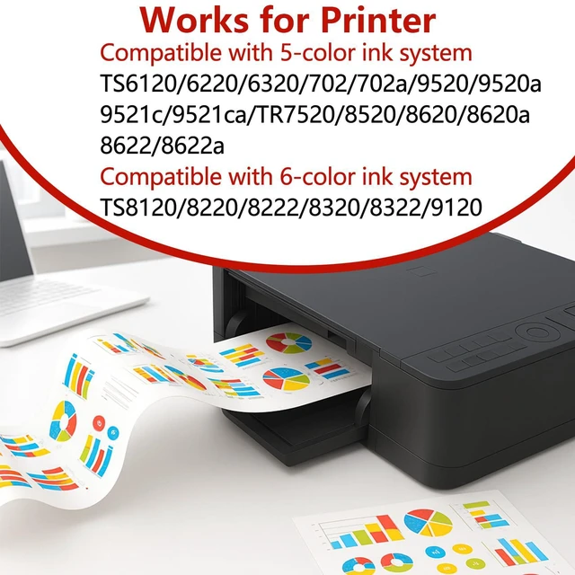Alt view image 2 of 7 - PGI-280 XXL PGBK Ink 4-Pack Replacement for Canon 280XXL for TR8620a TR8600 TR8622a TR8520 TS9521c TR7520 TS9120 TR8622 TS9520 TS6220 TS6320 TS702a TR8500 Printers for 280XXL 281XXL 280XL 281XL Black