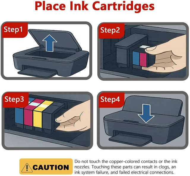 Alt view image 6 of 7 - PGI-280 XXL PGBK Ink 4-Pack Replacement for Canon 280XXL for TR8620a TR8600 TR8622a TR8520 TS9521c TR7520 TS9120 TR8622 TS9520 TS6220 TS6320 TS702a TR8500 Printers for 280XXL 281XXL 280XL 281XL Black