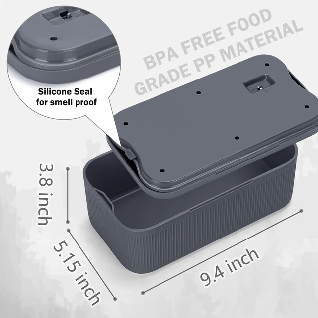 Alt view image 7 of 7 - Lockable Storage Box,Medicine Lock Box Travel Case,Refrigerator Bin Container for Food,Medicines,Snacks,Locking Mobile Cell Phone Device Jail,Lockbox for Office,Home,School,Father Gift (Navy Small)