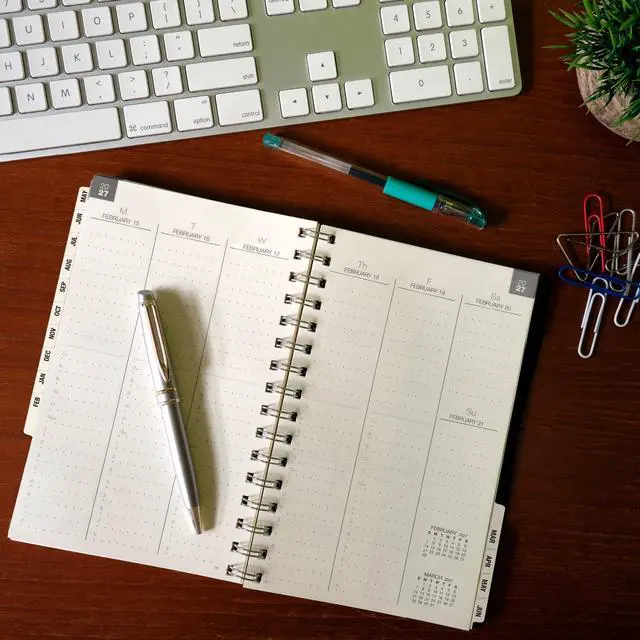 Alt view image 6 of 7 - ESSENTIAL 2026-2027 Monthly & Weekly Planner with Tabs, 5"x8": 14 Months (May 2026 - June 2027), Professional, Simple, Easy-to-Use Design and Frosted Poly Cover for Extra Protection (Frosted)