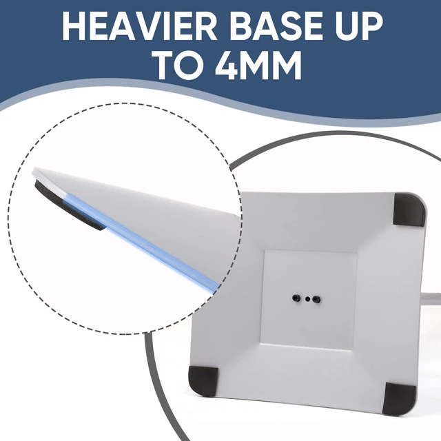 Alt view image 3 of 7 - Adjustable Heavy Duty Pedestal Sign holder floor Stand,sign stand poster stand Aluminum Snap Open Frame,Standing Floor for 11x 17 inch,Vertical/Horizontal View,SILVER