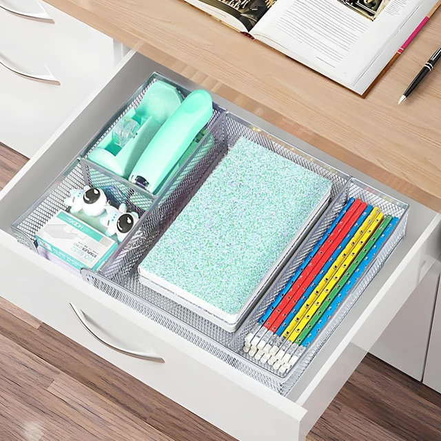 Alt view image 6 of 6 - Green Office Desk Accessories Set with Stapler, Tape Dispenser and More Green Office Supplies Set with Stapler, Tape Dispenser, Scissors, Clips and More for Organized Workspace