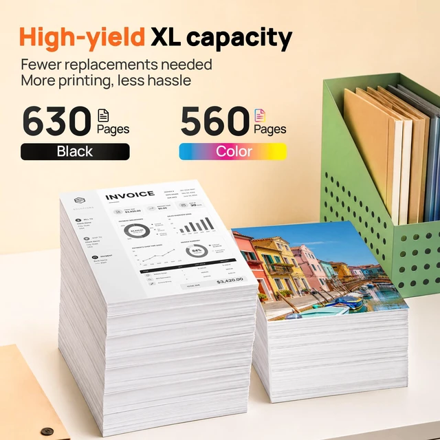 Alt view image 2 of 7 - PG-240XL/CL-241XL Ink Cartridges for Canon 240XL 241XL Combo Pack Compatible with Canon PIXMA MG3620 MG3600 MG3520 TS5100 TS5120 MG3120 MG3520 MX472 MX452 MX512 MX532 Printer (2 Pack)
