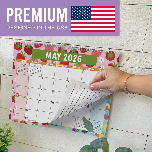 Alt view image 3 of 7 - 2026 Calendar Wall - 2026 Wall Calendar Large for School, Home & Office 18-Month Hanging Calendars, Academic Monthly Calendar from January 2026 to June 2027, Back to School Teacher Gifts