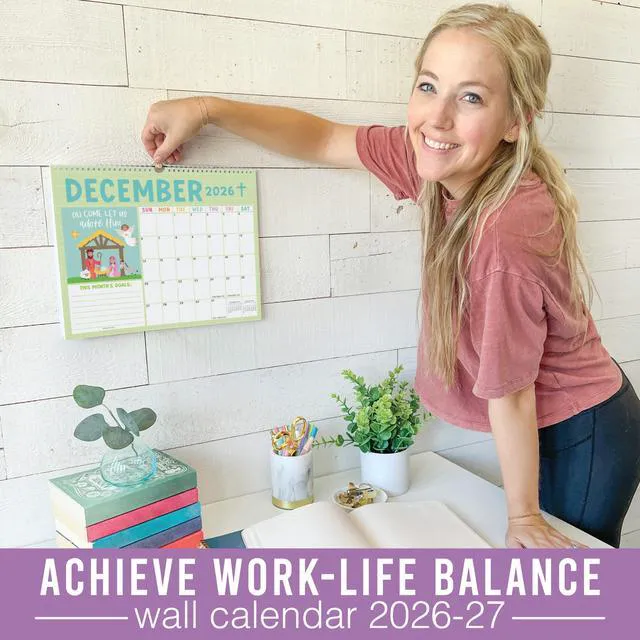 Alt view image 2 of 7 - 2026 Calendar Wall - 2026 Wall Calendar Large for School, Home & Office 18-Month Hanging Calendars, Academic Monthly Calendar from January 2026 to June 2027, Back to School Teacher Gifts