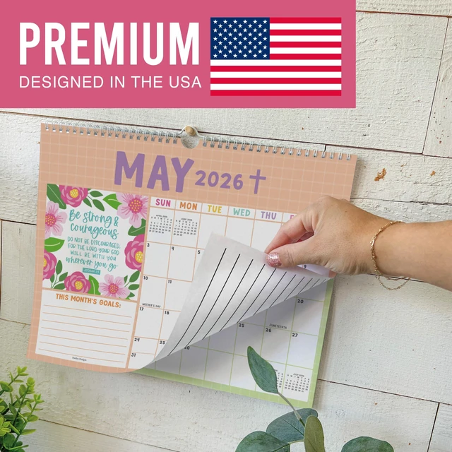 Alt view image 3 of 7 - 2026 Calendar Wall - 2026 Wall Calendar Large for School, Home & Office 18-Month Hanging Calendars, Academic Monthly Calendar from January 2026 to June 2027, Back to School Teacher Gifts