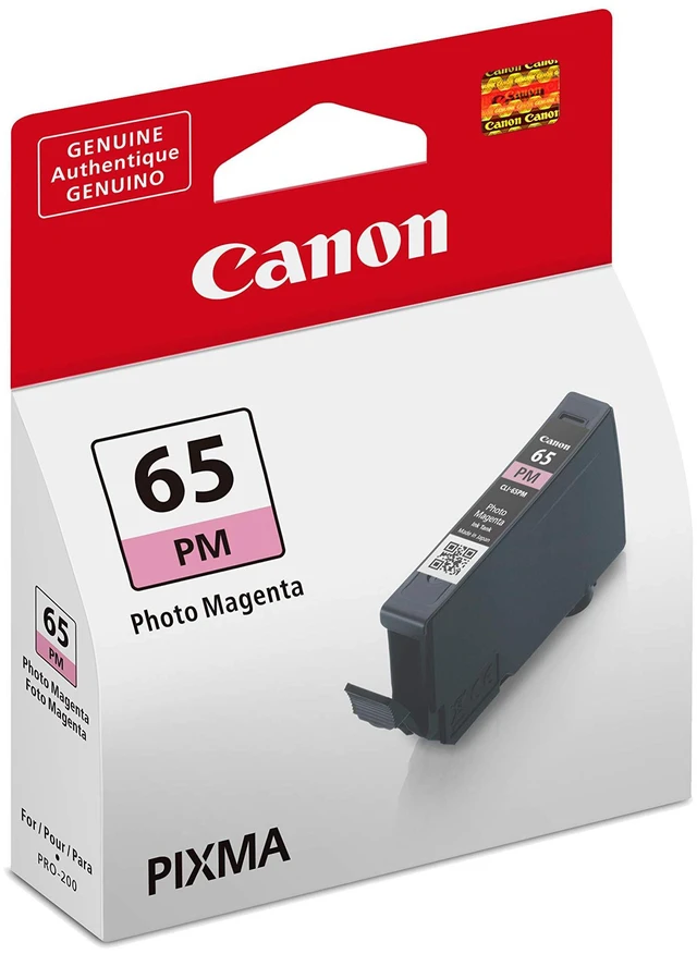 Alt view image 6 of 6 - CLI-65 BK AMR and CLI-65 PM AMR Compatible Ink Cartridges PRO-200 Printer (2-Pack)