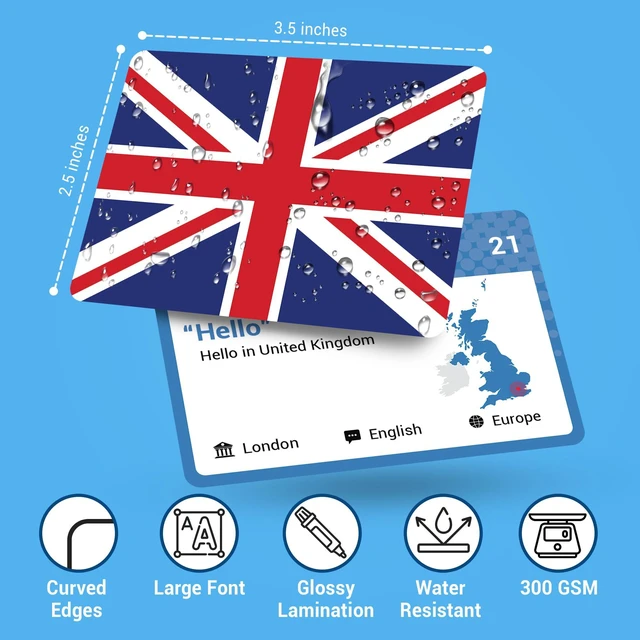 Alt view image 5 of 7 - World Flags Flashcards, 245+ Country & Map Geography Game Educational Games for All Ages, Family, Adults, Classrooms & Homeschool, Gift for Teenage