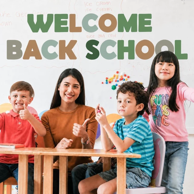 Alt view image 4 of 6 - 154 PCS 7" Bulletin Board Letters Green Eucalyptus Classroom Decorations Large Sage Green Letters Combo Pack Set for Bulletin Board Display Home School Classroom Decor