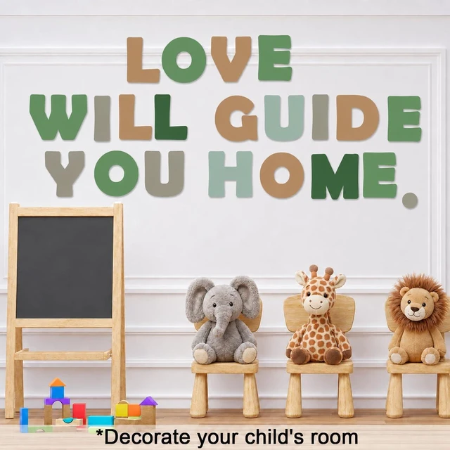 Alt view image 5 of 6 - 154 PCS 7" Bulletin Board Letters Green Eucalyptus Classroom Decorations Large Sage Green Letters Combo Pack Set for Bulletin Board Display Home School Classroom Decor