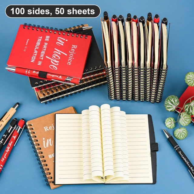 Alt view image 4 of 7 - 30 Sets Christian Prayer Journals with Pens, Christian Gifts, Multicolor