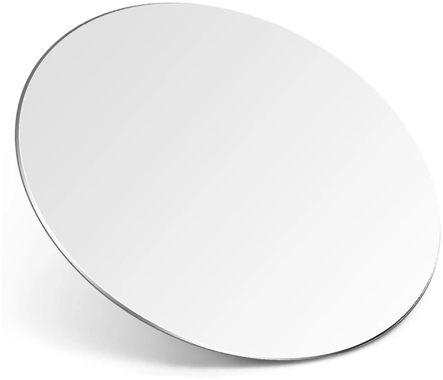 Main image of Metal Aluminum Mouse Pad Thin Hard Mousepad 7.87 * 7.87 Round Silver Mouse Pad for Magic Mouse & Pro/Air Double Sided Waterproof Fast Accurate Control Mousepad for Laptop Computer PC, Office