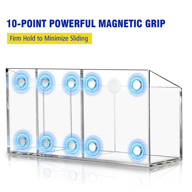 Alt view image 3 of 7 - Magnetic Marker Holder for Whiteboard, Fridge, Teacher Must Have Acrylic Magnet Dry Erase Pen Holder for Refrigeator, Anti-slip Pencil Holder for Classroom, Locker Organizer Accessories