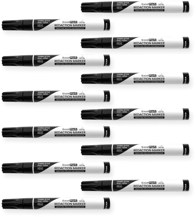 Main image of Security Redaction Marker (12 pack)