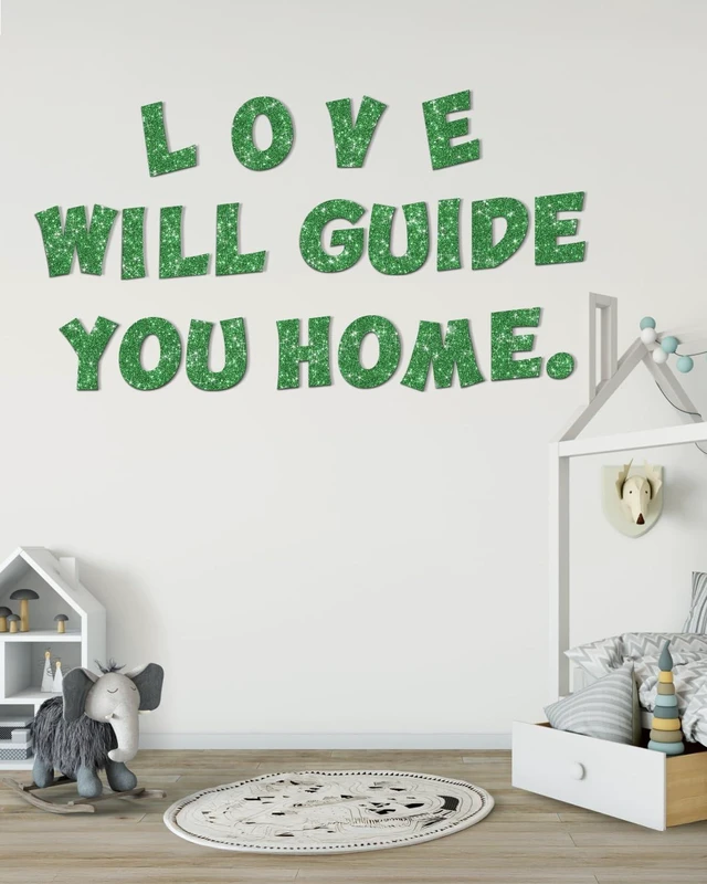Alt view image 6 of 7 - 154 Pcs Large 7" Glitter Bulletin Board Letters for Classroom Cut Out Letters for Bulletin Board Decorations, Poster Board Letters Alphabet Cutouts for Classroom Wall Decor (Green)