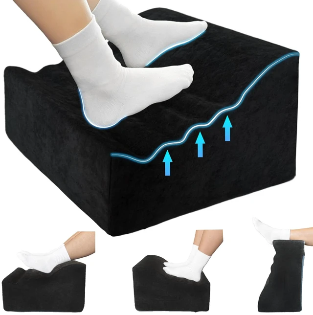 Main image of Under Desk Foot Rest, Ergonomic Foot Stool for Office and Home (Black)
