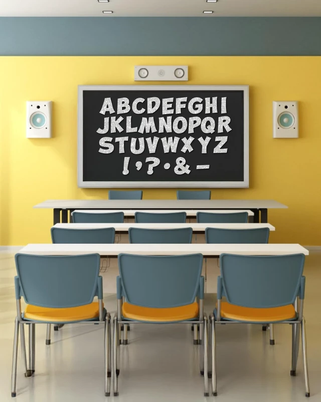 Alt view image 5 of 7 - 154 Pcs Large 7" Glitter Bulletin Board Letters for Classroom Cut Out Letters for Bulletin Board Decorations, Poster Board Letters Alphabet Cutouts for Classroom Wall Decor (Sliver)