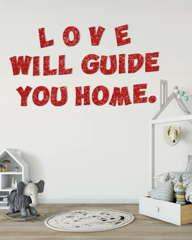 Alt view image 6 of 7 - 154 Pcs Large 7" Glitter Bulletin Board Letters for Classroom Cut Out Letters for Bulletin Board Decorations, Poster Board Letters Alphabet Cutouts for Classroom Wall Decor (Red)